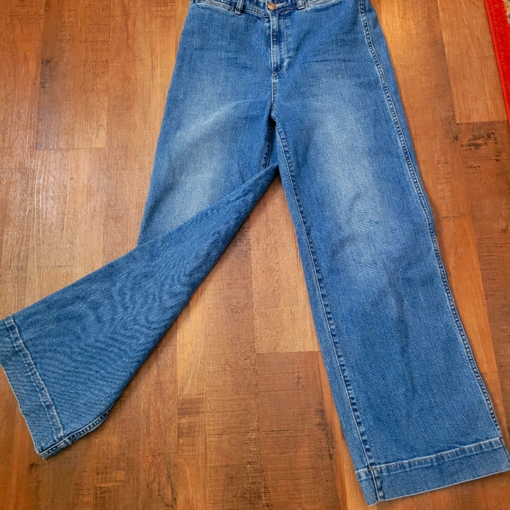 Gap wide leg crop tall jeans